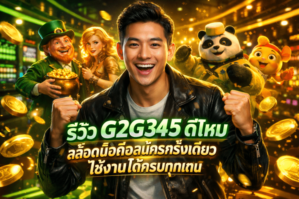 รีวิว G2G345 ดีไหม สล็อตมือถือ สมัครครั้งเดียวใช้งานได้ครบทุกเกม